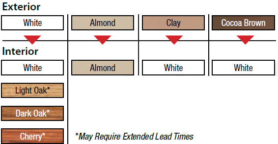 windows Interior Color Options